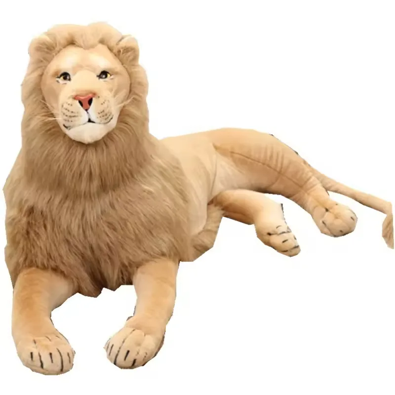 Custom super soft plush lion toy with fluffy mane and soft stuffed-animal body for OEM and ODM programs